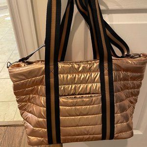 Think Royln Junior Metallic Wingman Tote Bag